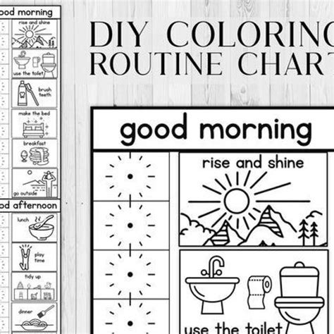 Visual Schedule Kids Daily Routine Chart 80 Cards Chores Etsy