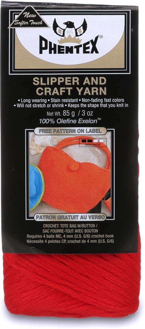 Phentex Slipper And Craft Yarn 3 Ounce Matador Single Ball Amazon Ca Home