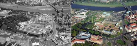 Luftbild Dresden Historische Altstadt Von Dresden