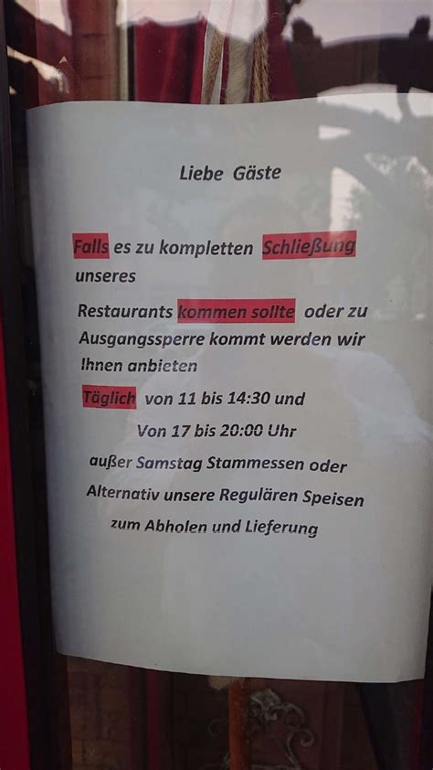 Speisekarte Von Restaurant Zur Neuen Pfalz Ludwigshafen Am Rhein