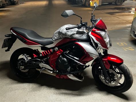 Купить б у Kawasaki ER N инжектор передач в Санкт Петербурге чёрный naked bike года на