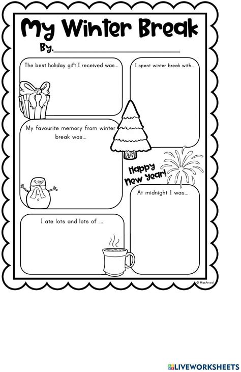 1767768 Winter Break Jgarciah Liveworksheets