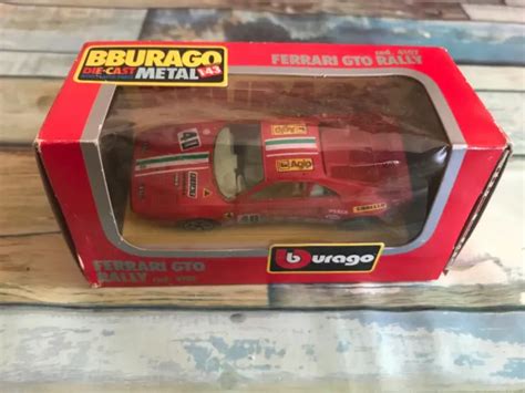 Ancienne Voiture Miniature Ferrari Gto Rally Burago Au Eur