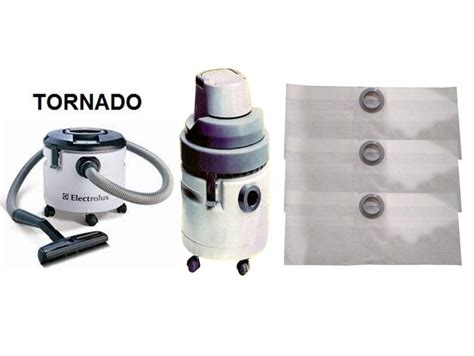 Kit 12 Sacos Descartáveis Aspirador De Pó Electrolux Tornado Ap20