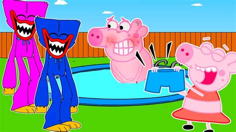 Peppa Pig And Fnf Vs Huggy Wuggy Poppy Playtime Chapter New Youtube