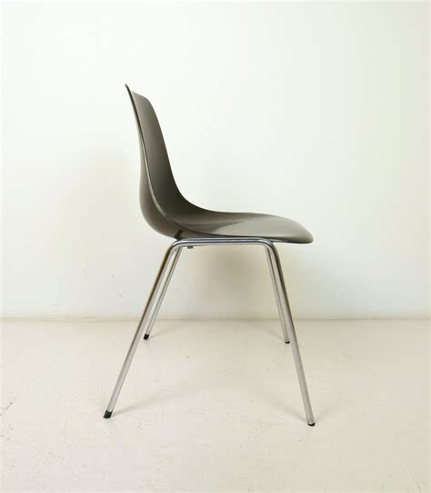 German Fiberglas Stacking Chair By Georg Leowald For Wilkhahn 1950s