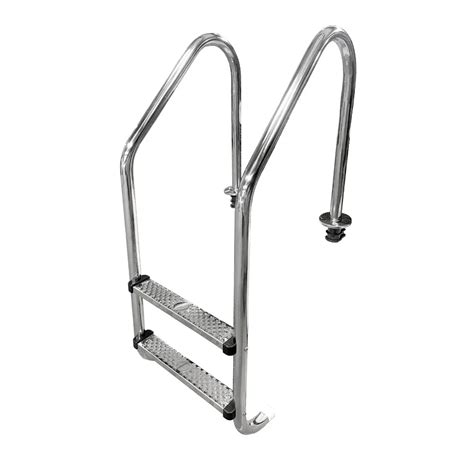 Fibropool Standard 2 Step Pool Ladder 304 Stainless Steel Designed For