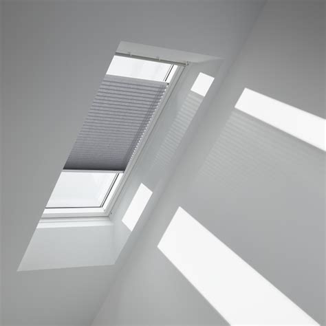 Velux Plissee Manuell Fhl Sk Swl Grau Schiene Wei G Nstig