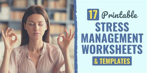 17 Printable Stress Management Worksheets Templates