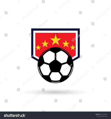 Soccer Logo Football Club Sign Badge Stock Vector Royalty Free