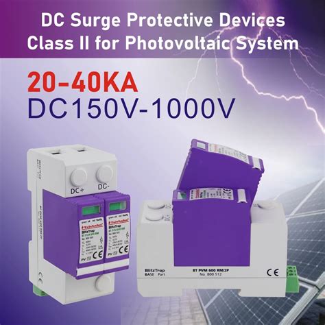 Telebahn Solar Photovoltaic System Surge Protector Device Ce Rohs Dps