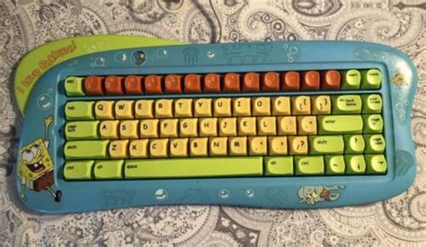 Rare Spongebob Squarepants Keyboard Stickers Computer ©2004 Sandylion 4609348503