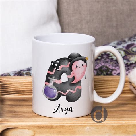 Jual Mug Gelas Inisial Alphabet Lucu Bisa Tulis Nama Shopee Indonesia