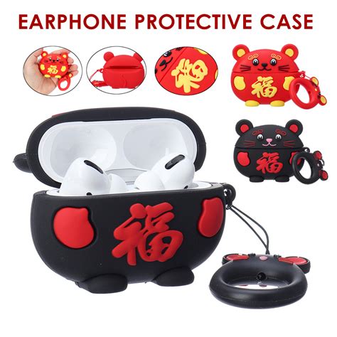 Bluetooth Earphone Case Protective Case Silicone Soft Shockproof Storage Cover For Airpods Pro 3