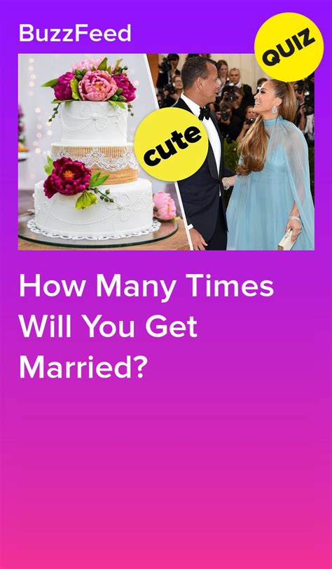 Quiz This Quiz Will Reveal How Many Times You Ll Get Married Artofit