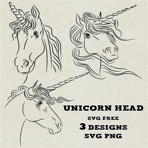 Unicorn Head Svg Free Masterbundles