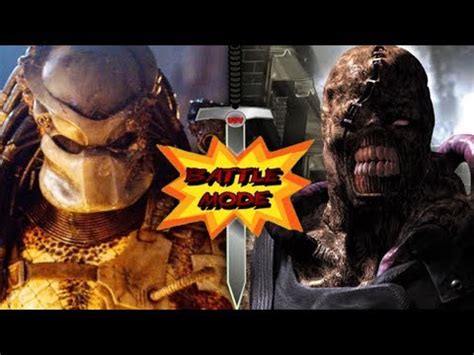 Predator Vs Nemesis Predator Vs Resident Evil Battle Mode Ep