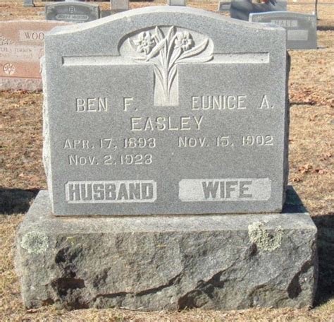 Benjamin Franklin Benny Easley Homenaje De Find A Grave