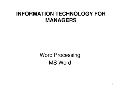 Solution Word Processing Studypool