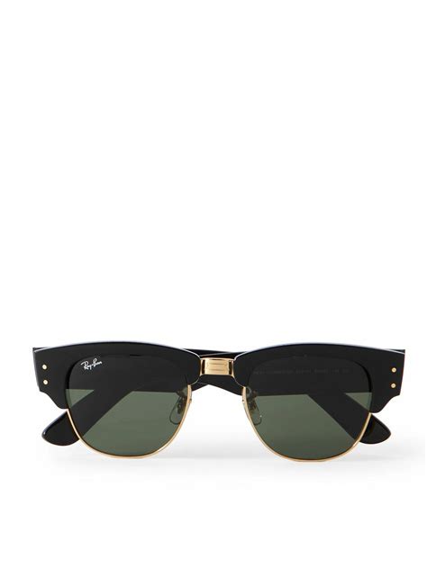 Ray Ban Mega Clubmaster D Frame Acetate Sunglasses Ray Ban