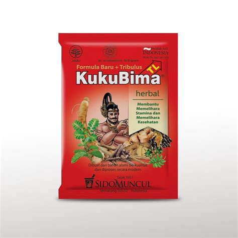 Jual Sidomuncul Jamu Kuku Bima Formula Baru Plus Tribulus 10 Sachet