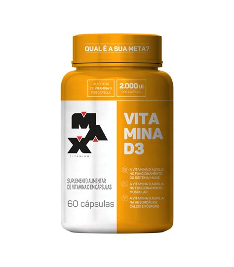 Vitamina D C Psulas Max Titanium Europe