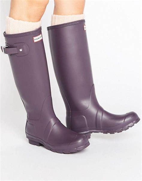 Hunter Original Tall Wellington Boot Asos Boots Hunter Boots