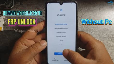 Huawei Y6 Prime 2019 MRD LX1F Android 9 0 FRP BYPASS WITHOUT PC 100