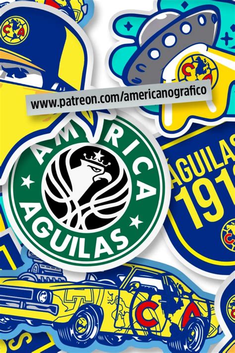 Club America Design Stickers Mod 300123 AMERICANOgrafico Club