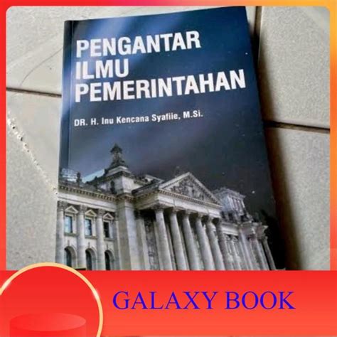 Buku Pengantar Ilmu Pemerintahan By H Inu Kencana Syafiie Lazada