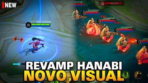 NOVAS MUDANÇAS NA HANABI REVAMP HANABI MOBILE LEGENDS YouTube