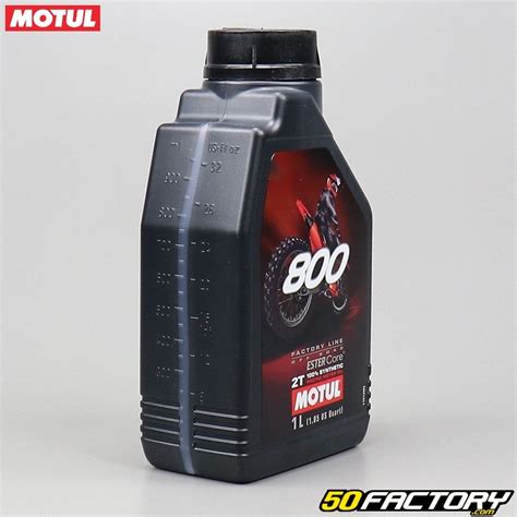 Huile moteur 2t motul 800 factory line off road 1l pièce détachée