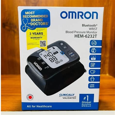 Omron Hem 6232T Blood Pressure Monitor For Personal 0 01 Pressure