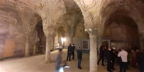 Messina sopralluogo dell assessore Samonà nella cripta del Duomo