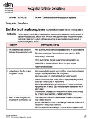 Fillable Online Oten Edu Determine Valuations For Rating And Statutory