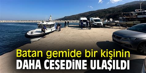 Batan Gemide Bir Ki Inin Daha Cesedine Ula Ld