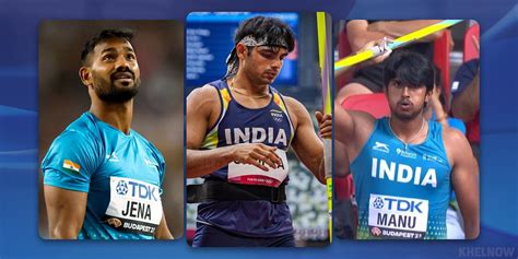 Top five longest javelin throws by Indian male athletes in 2023