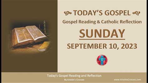 Today S Gospel Reading Catholic Reflection September Youtube