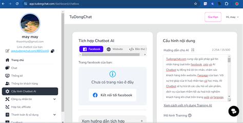 H Ng D N C I Ai Chatbot Tudongchat Cho Fanpage Facebook