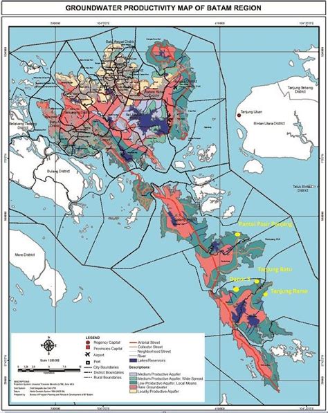 Map of Batam Region Groundwater Productivity 15) | Download Scientific ...