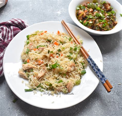 Chicken Fried Rice Recipe Restaurant Style Chinese Fried Rice Pepper