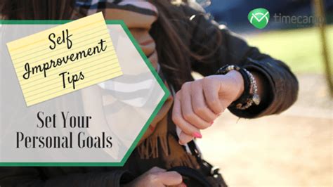 Self-Improvement Tips: Set Your Personal Goals - TimeCamp