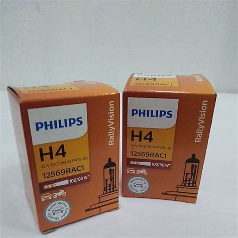 Jual Lampu Bohlam Dop Philips H4 12v 60 55w Dan 100 90w Asli Standart