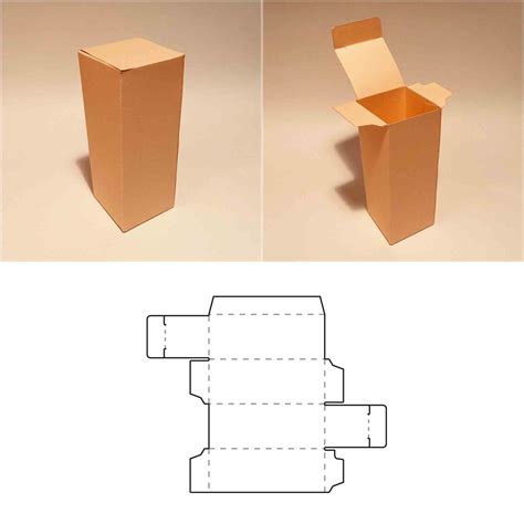 Box With Handle Template Square Box Cube Box Favor Box G Inspire