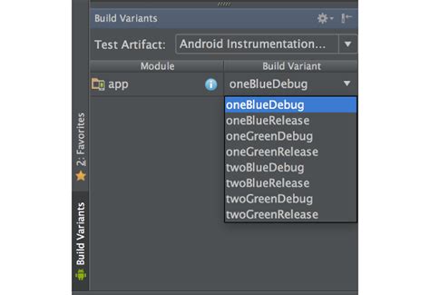 S D Ng Gradle Build Variants Trong Android Studio