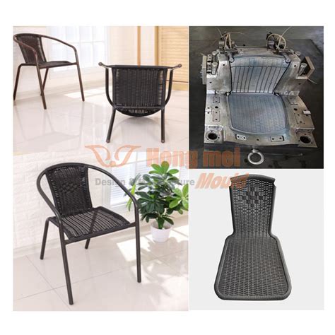 Plastic Garden Chair Mould Injection Pp Rattan Chair Table Mold China