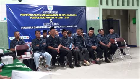 Raker Pdm Kota Magelang Dakwah Muhammadiyah Harus Dirasakan Masyarakat