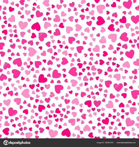 Bright Pink Hearts Seamless Background — Stock Vector © Slanapotam 180367978