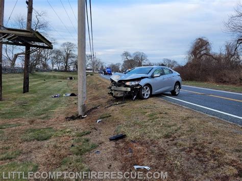 Two Sent To The Hospital After Car Crashes Into Multiple Utility Poles