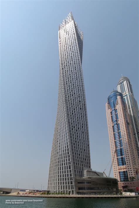 Cayan Tower Infinity Tower Dubai Mapio Net